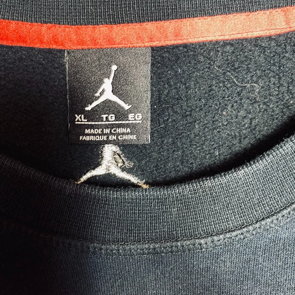 Jordan Black VII 03 Fleece Crewneck Sweatshirt Mens XL CP3 Pullover Basketball